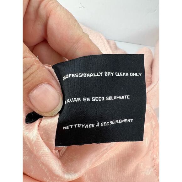 Jessica Simpson Zippered Boucle Wool Blend Blush Lined Flared Hem Coat Large - Picture 11 of 15